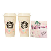 Starbucks Sakura 2021 V2: Double Reusable Cups and Coffee Set Home, Hype Sugoi Mart   