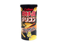 Calbee Black Pepper Potato Chips Candy and Snacks Japan Crate Store
