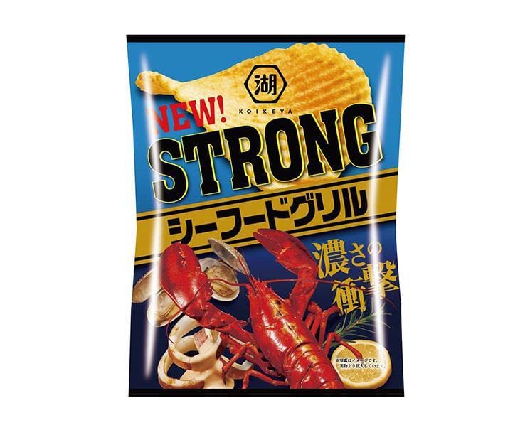 Strong Potato Chips: Seafood Grill Flavor Candy and Snacks Sugoi Mart