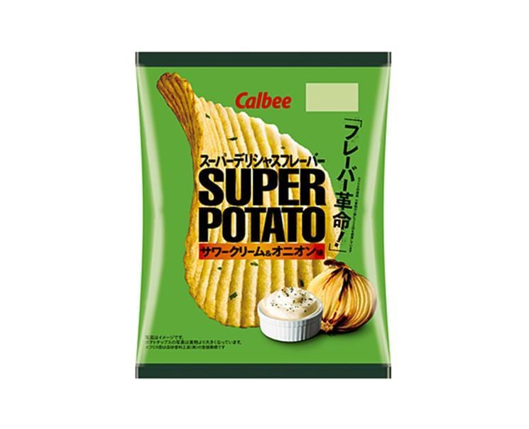 Calbee Super Sour Cream and Onion Chips Candy and Snacks Sugoi Mart