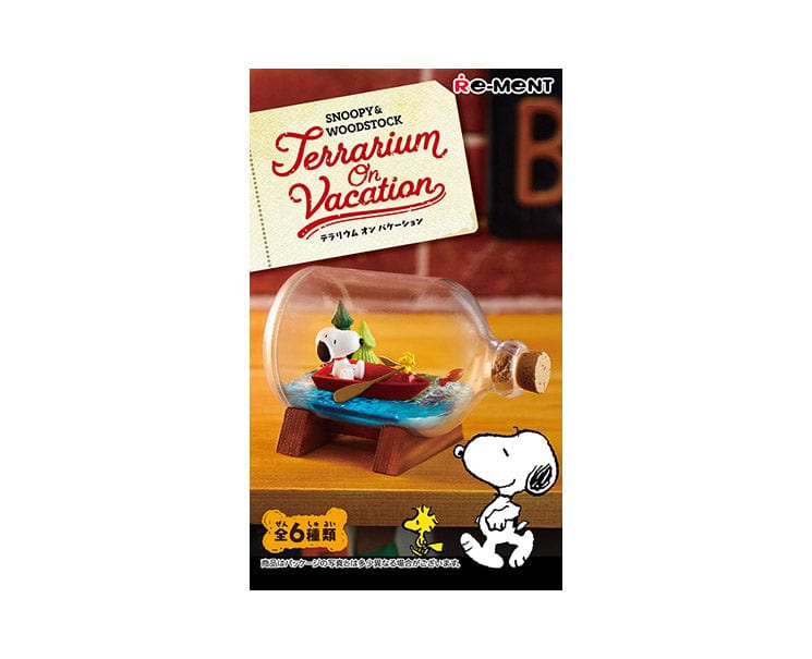 Snoopy & Woodstock Terarium On Vacation Blind Box (Single)